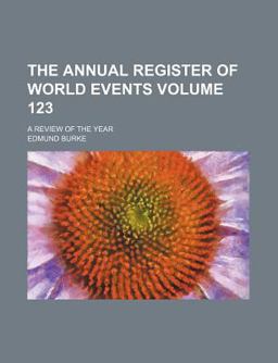 The Annual Register of World Events; a Review of the Year