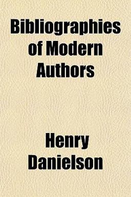 Bibliographies of Modern Authors