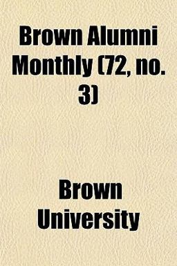 Brown Alumni Monthly