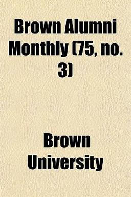 Brown Alumni Monthly