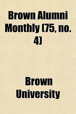 Brown Alumni Monthly