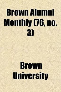 Brown Alumni Monthly
