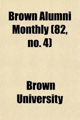 Brown Alumni Monthly