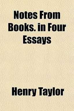 Notes from Books in Four Essays