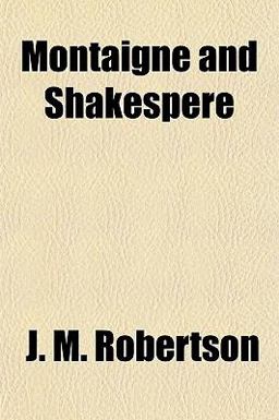 Montaigne and Shakespere