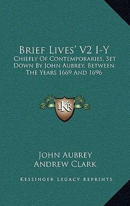 Brief Lives' V2 I-Y