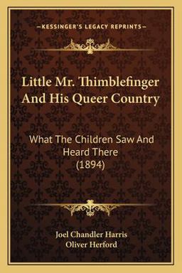 Little Mr Thimblefinger and His Queer Country