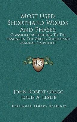 Most Used Shorthand Words and Phases