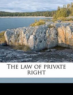 The Law of Private Right