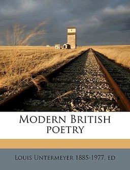 Modern British Poetry Modern British Poetry
