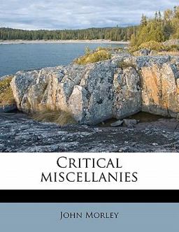 Critical Miscellanies