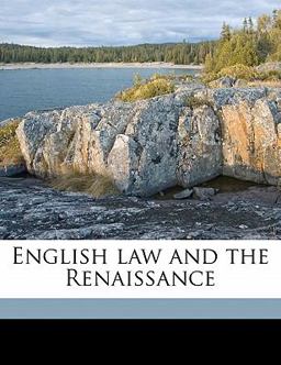 English Law and the Renaissance