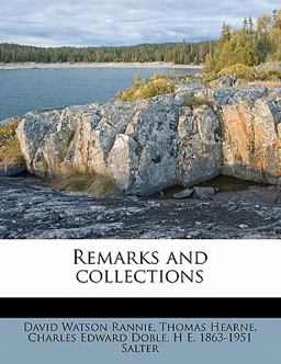 Remarks and Collections