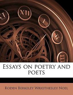 Essays on Poetry and Poets Essays on Poetry and Poets