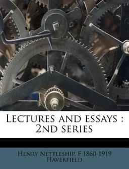 Lectures and Essays