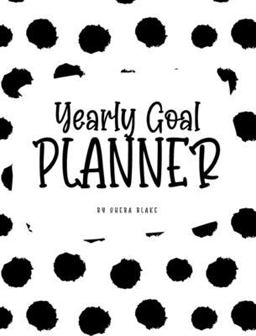 Yearly Goal Planner (8x10 Hardcover Log Book / Tracker / Planner)