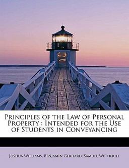 Principles of the Law of Personal Property
