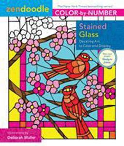 Zendoodle Color-By-Number: Stained Glass Zendoodle Color-By-Number: Stained Glass