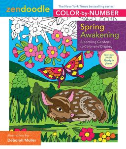 Zendoodle Color-By-Number: Spring Awakening Zendoodle Color-By-Number: Spring Awakening