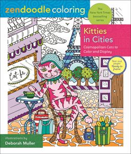 Zendoodle Coloring: Kitties in Cities Zendoodle Coloring: Kitties in Cities