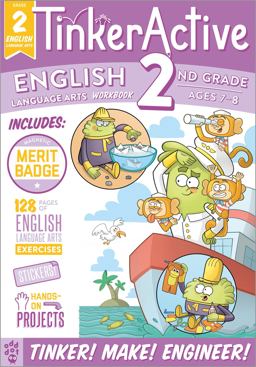 TinkerActive Workbooks: 2nd Grade English Language Arts  9781250318671 Front Cover