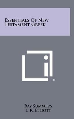 Essentials of New Testament Greek  9781258435356 Front Cover
