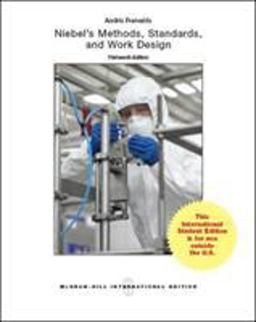 Niebel's Methods, Standards, and Work Design  9781259010668 Front Cover