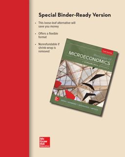 Loose-Leaf for Principles of Microeconomics, a Streamlined Approach 3rd 9781259120787 Front Cover