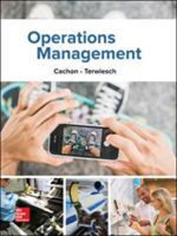 Operations Management, 1e  9781259142208 Front Cover
