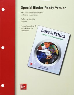 Loose Leaf for Law & Ethics for the Health Professions