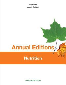 Annual Editions: Nutrition  9781259168048 Front Cover
