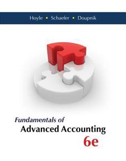 Fundamentals of Advanced Accounting Fundamentals of Advanced Accounting