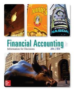 Financial Accounting - Information for Decisions