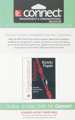 Connect 1-Semester Access Card for Organizational Behavior: a Practical, Problem-Solving Approach