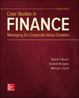 Case Studies in Finance 8th 9781259277191 Front Cover