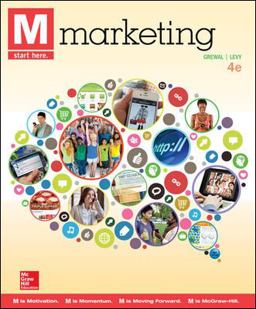 M: Marketing with ConnectPlus 4th 9781259280597 Front Cover