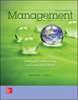 Management Leading and Collaborating in the Competitive World 11th 9781259282546 Front Cover