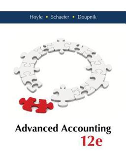 Advanced Accounting with Connect Access Card Advanced Accounting with Connect Access Card