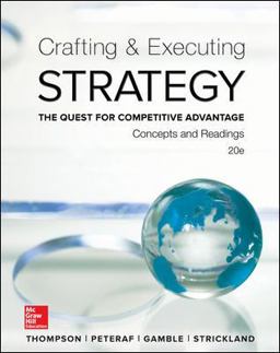Crafting and Executing Strategy: Concepts and Readings