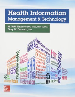 Health Information Management and Technology with Connect Access Card  9781259388576 Front Cover