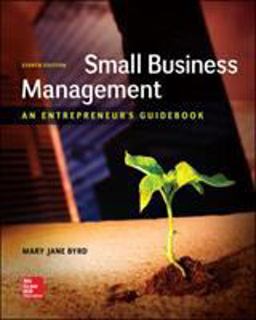 Small Business Management: An Entrepreneur's Guidebook  9781259538988 Front Cover