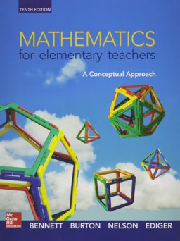Mathematics for Elementary Teachers: a Conceptual Approach with an Activity Approach and Manipulative Kit 10th 9781259542190 Front Cover