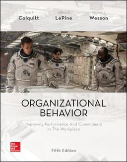 ORGANIZATIONAL BEHAVIOR  9781259545092 Front Cover