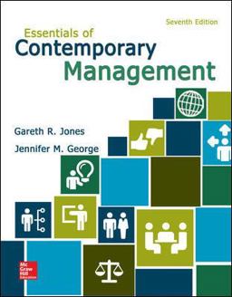 Essentials of Contemporary Management: 7th 9781259545474 Front Cover