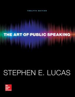 Art of Public Speaking with Connect Access Card 12th 9781259545993 Front Cover