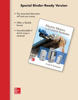 Loose Leaf for Electric Motors and Control Systems 2nd 2015 9781259550140 Front Cover