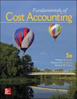 Fundamentals of Cost Accounting: 5th 9781259565403 Front Cover