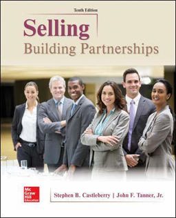 SELLING:BUILDING PARTNERSHIPS  9781259573200 Front Cover