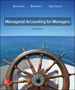 Managerial Accounting for Managers: 4th 9781259578540 Front Cover