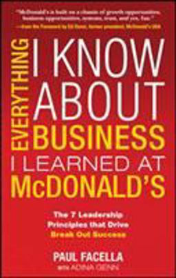 Everything I Know About Business I Learned at Mcdonalds:  9781259584220 Front Cover